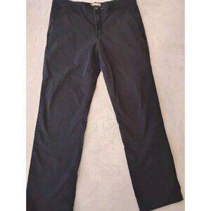 Vtg Devil Dog Mens Chino Pants Preppy School Work Stretch Navy Blue Size 36x30